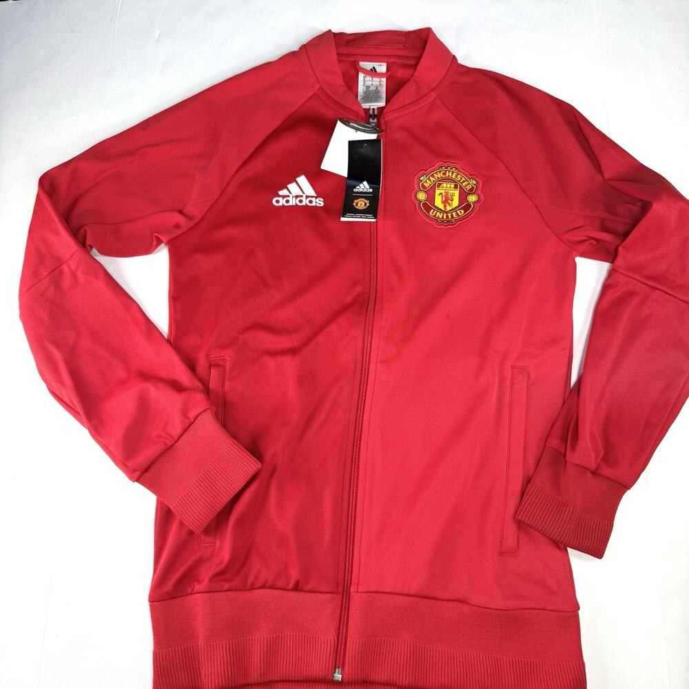 Perfect Manchester United Football Track Top Jacket 2016-2017 (S) Adidas READ